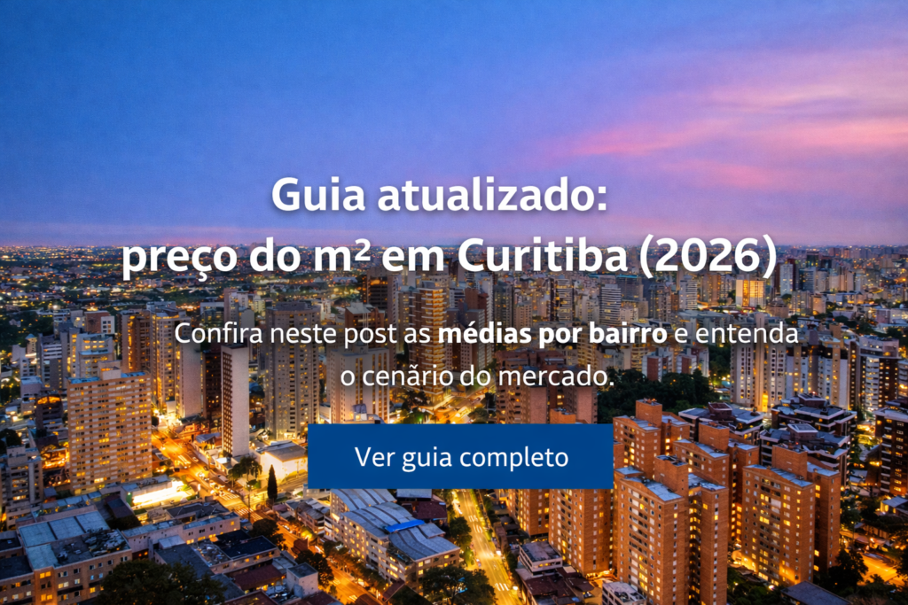 Preço do m2 em Curitiba 2026