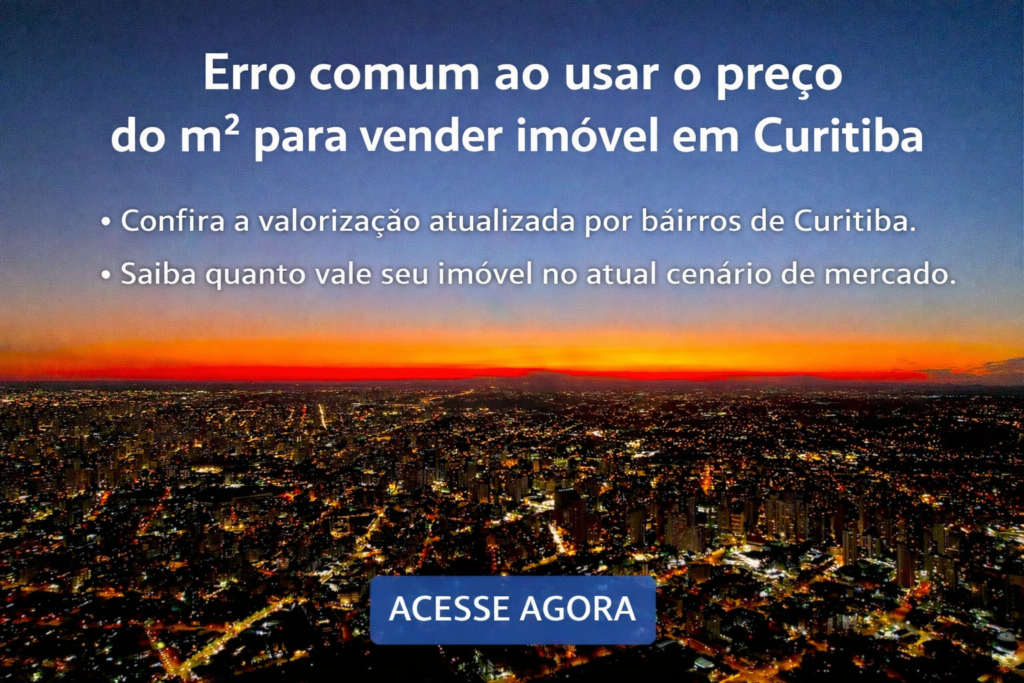 erro preço do m2 em Curitiba