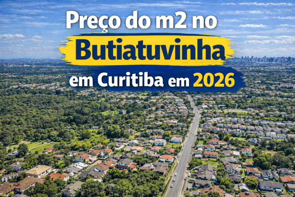 Preço do m2 no Butiatuvinha em Curitiba em 2026