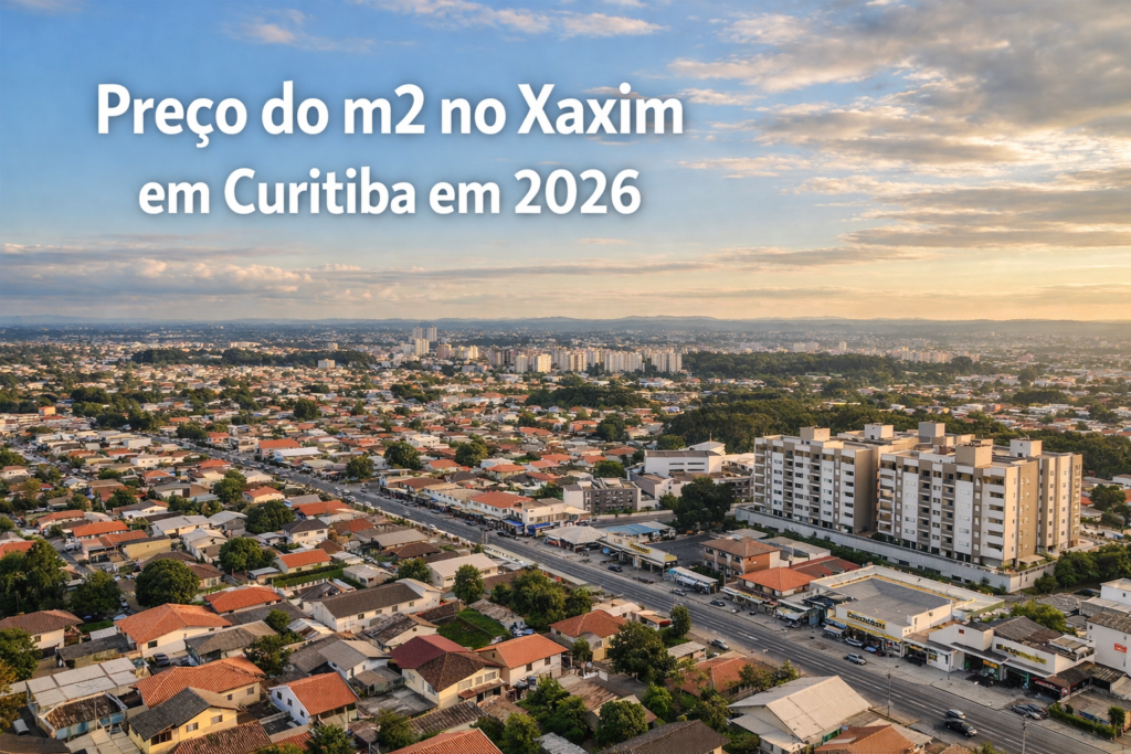 Preço do m2 no Xaxim em Curitiba em 2026