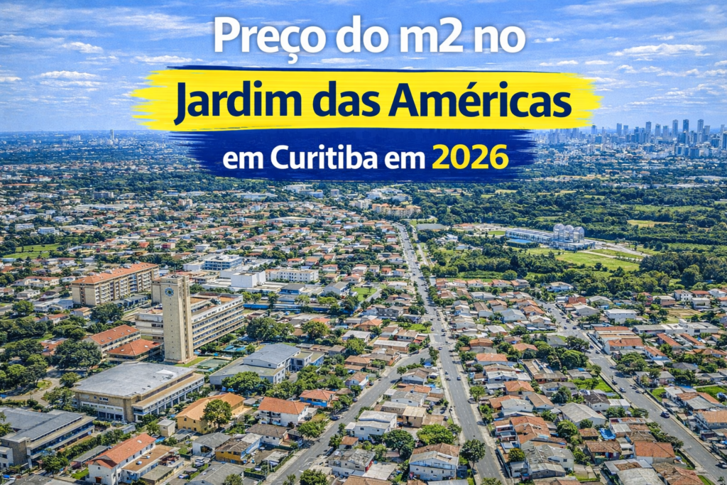 preço do m2 no Jardim das Américas em Curitiba em 2026